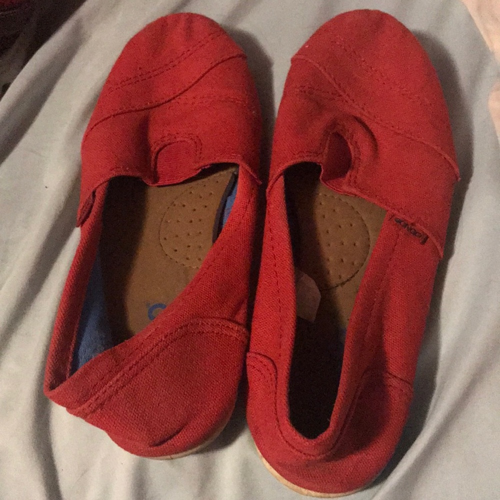 Bongo Red Slip Ons